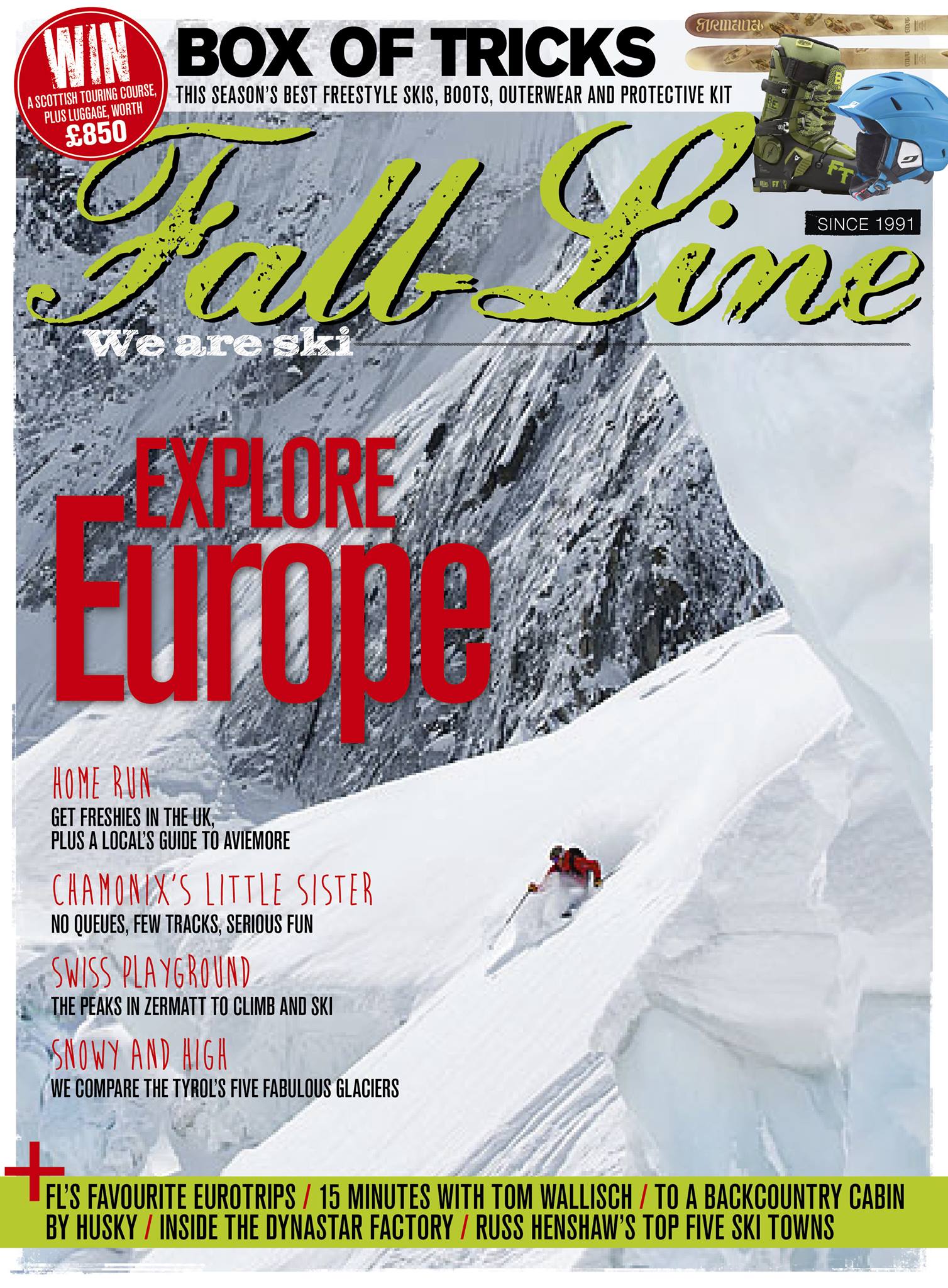 Explore Europe's best spots in issue 130 of Fall-Line, which you can order here