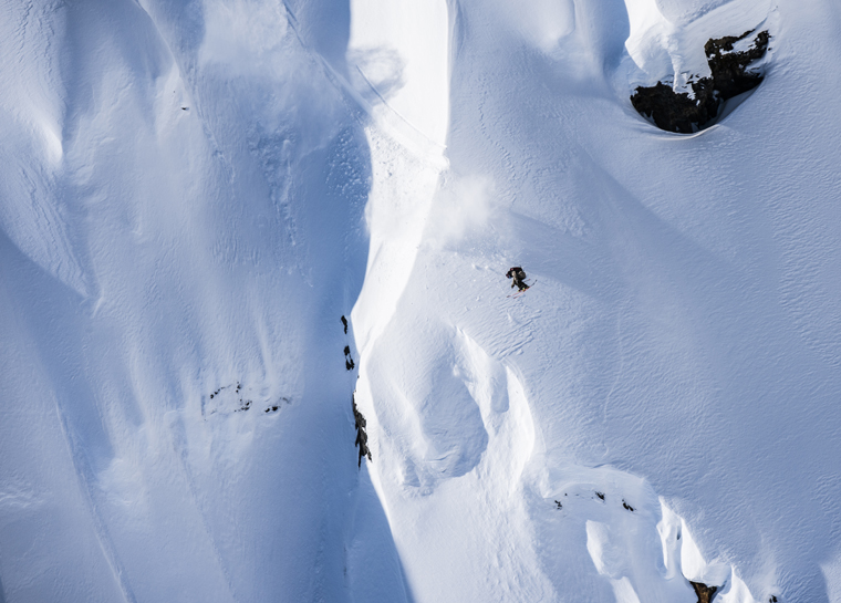 Sean on the edge in Valdez, Alaska | Blake Jorgenson/Red Bull Content Pool /