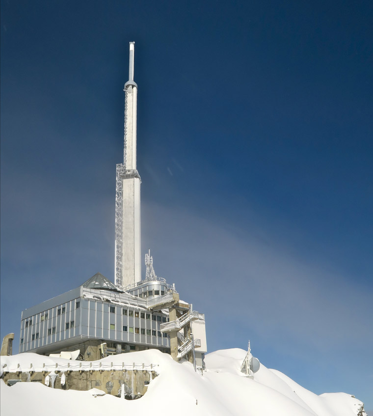 The Pic Du Midi doubles as an astronomical observatory 