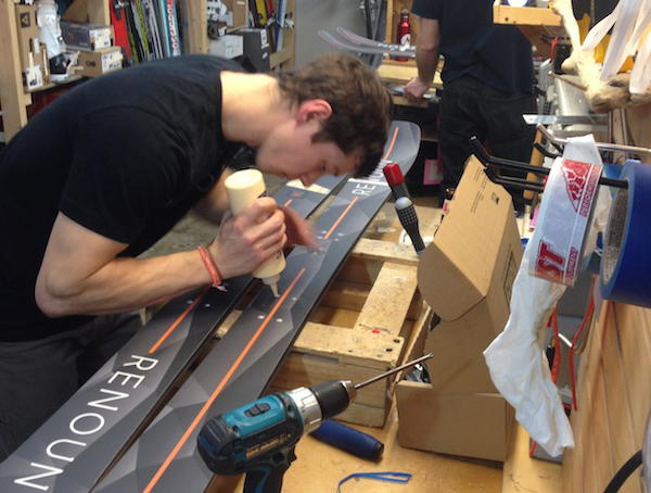 The Renoun Endurance skis are carefully crafted