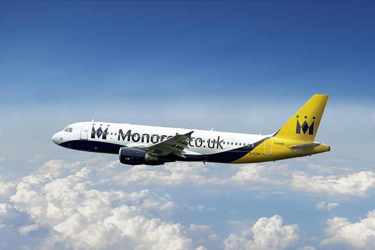 Monarch Airlines__Aircraft flying over the clouds__LOW RES
