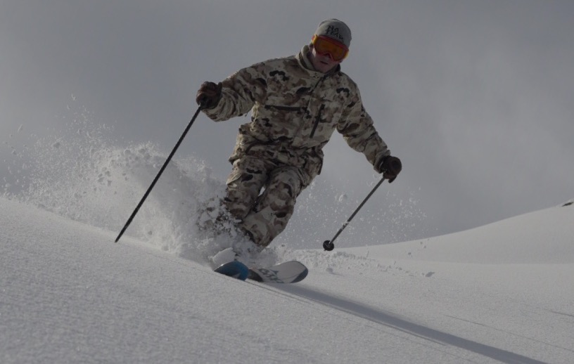 Eddie skiing last year | Konrad Bartelski