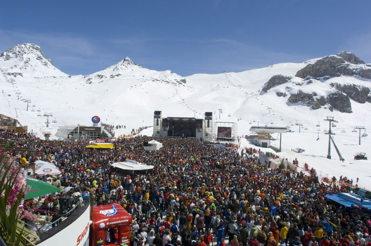 Ischgl's Top of the Mountain concert marks the end of a seven-month ski season |TVB Paznaun/ischgl