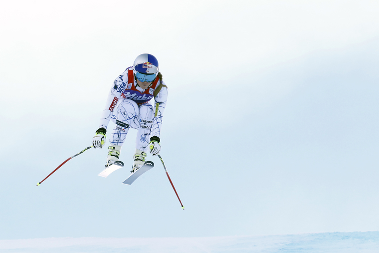 Lindsey Vonn is back, modestly breaking records|Christophe Pallot/Agence Zoom