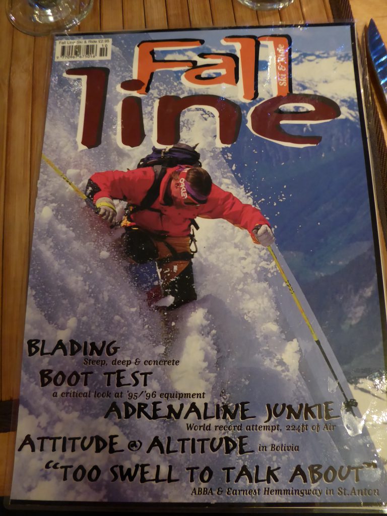 La Grave cover image in an old issue of Fall-Line Skiing magazine