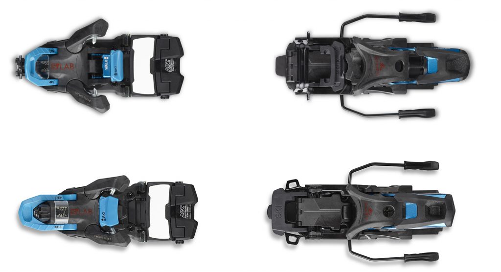 Comparison of touring and descent modes of Salomon's Shift binding