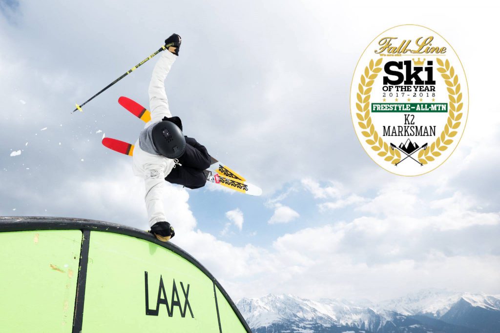 The K2 Marksman wins Fall-Line Skiing magazine's 'Best All Mountain Freestyle Ski 2018' award