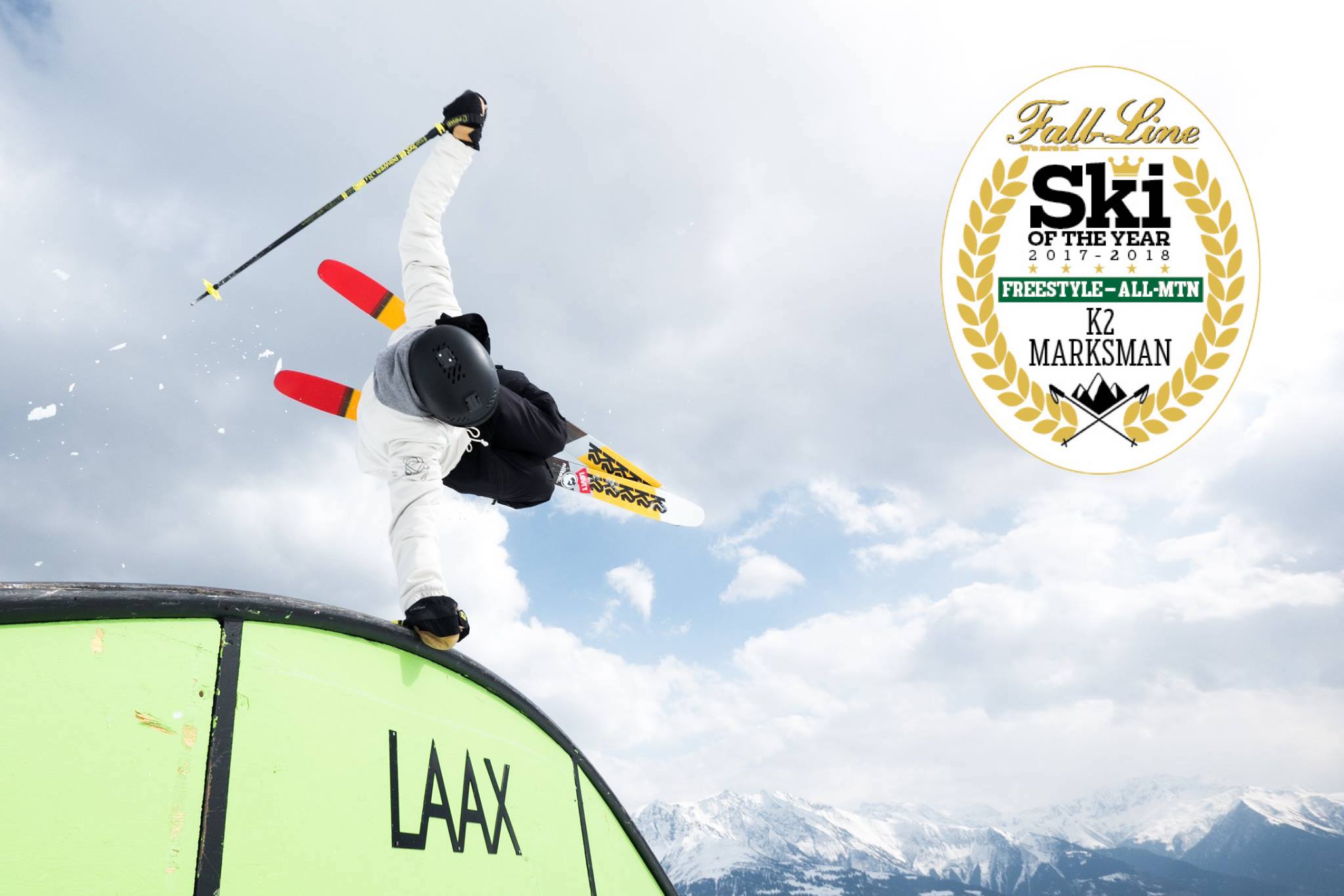 The K2 Marksman wins Fall-Line Skiing magazine's 'Best All Mountain Freestyle Ski 2018' award