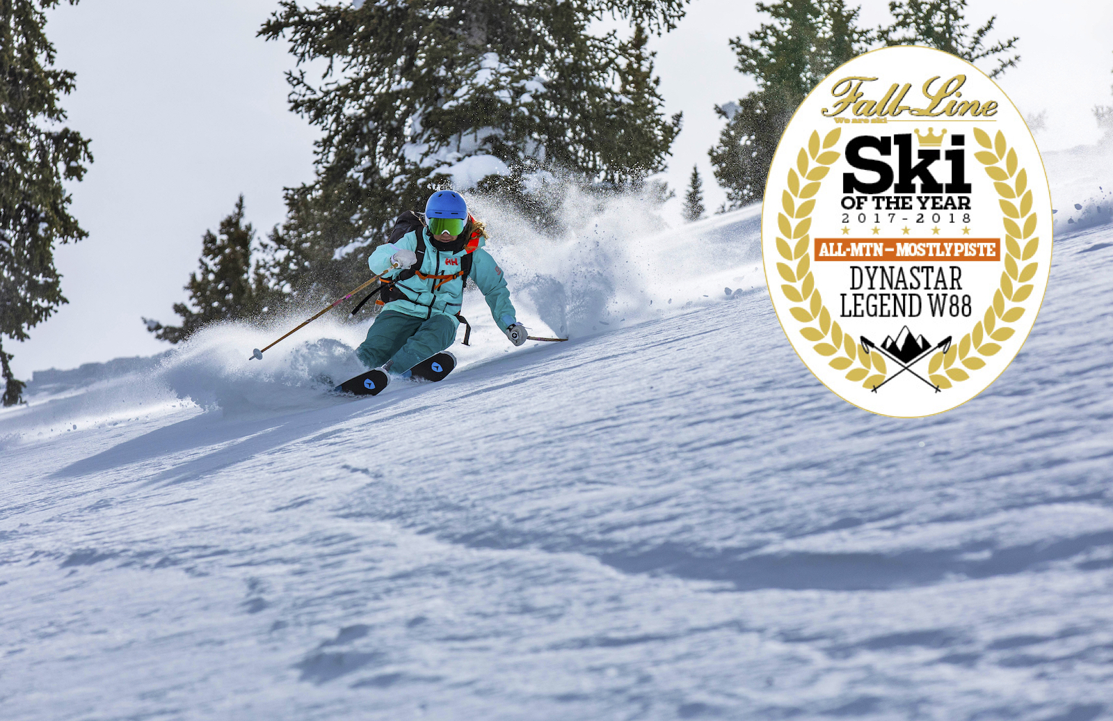 Dynastar's W88 ski wins Fall-Line Skiing's 2018 'Women's All Mountain: Mostly On Piste' award