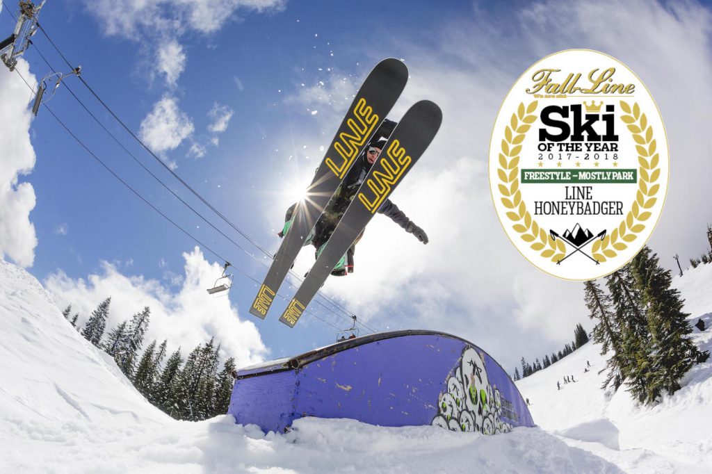 The Line Hone Badger wins Fall-Line Skiing magazine's best freestyle ski award 2018