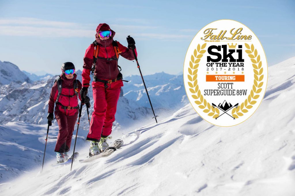 Scott Superguide 88W wins Fall-Line Skiing magazine's 2018 best women's touring ski award