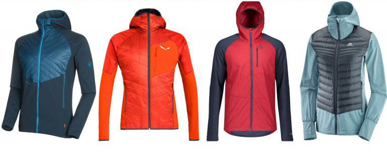 FOUR OF THE BEST: HYBRID MID-LAYERS
