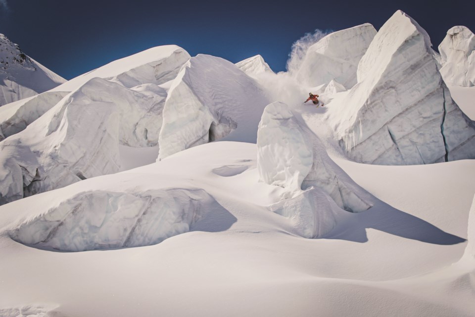 glacier section of Markus Eder's Ultimate Run