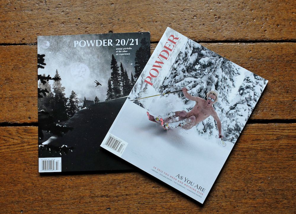 Powder skiing magazine