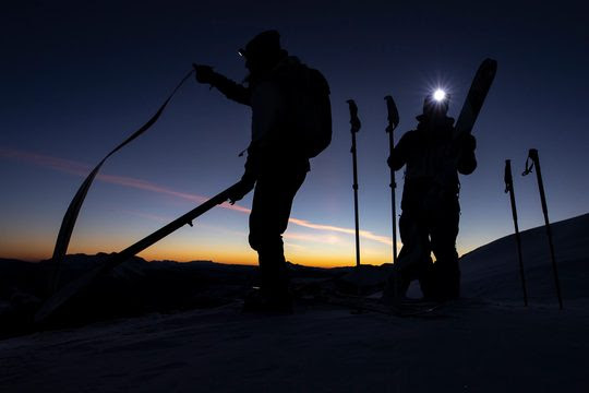 dawn patrol ski touring