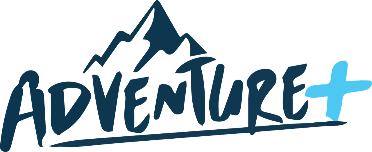 Adventure+ skiing subscription banner and logo