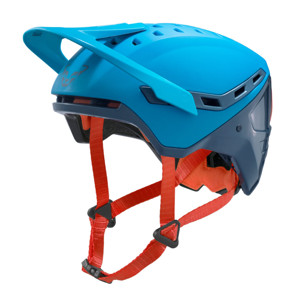 blue dynafit ski helmet
