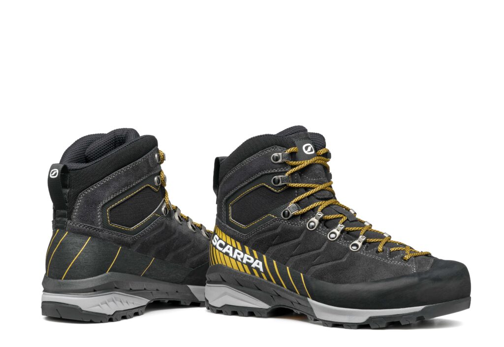 modern hiking boots made by Scarpa