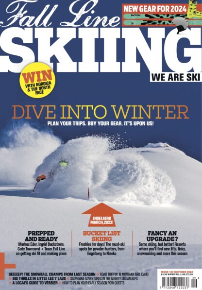 ski magazine cover