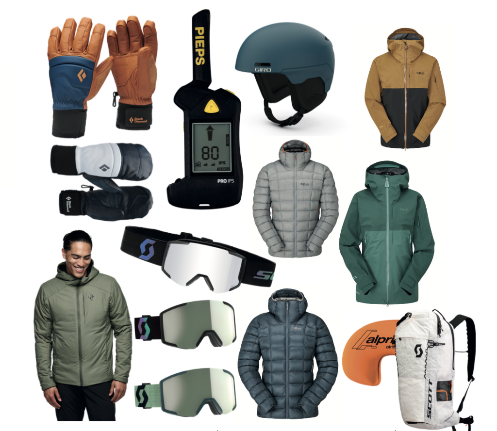 new season ski jackets, backpacks, goggles selections