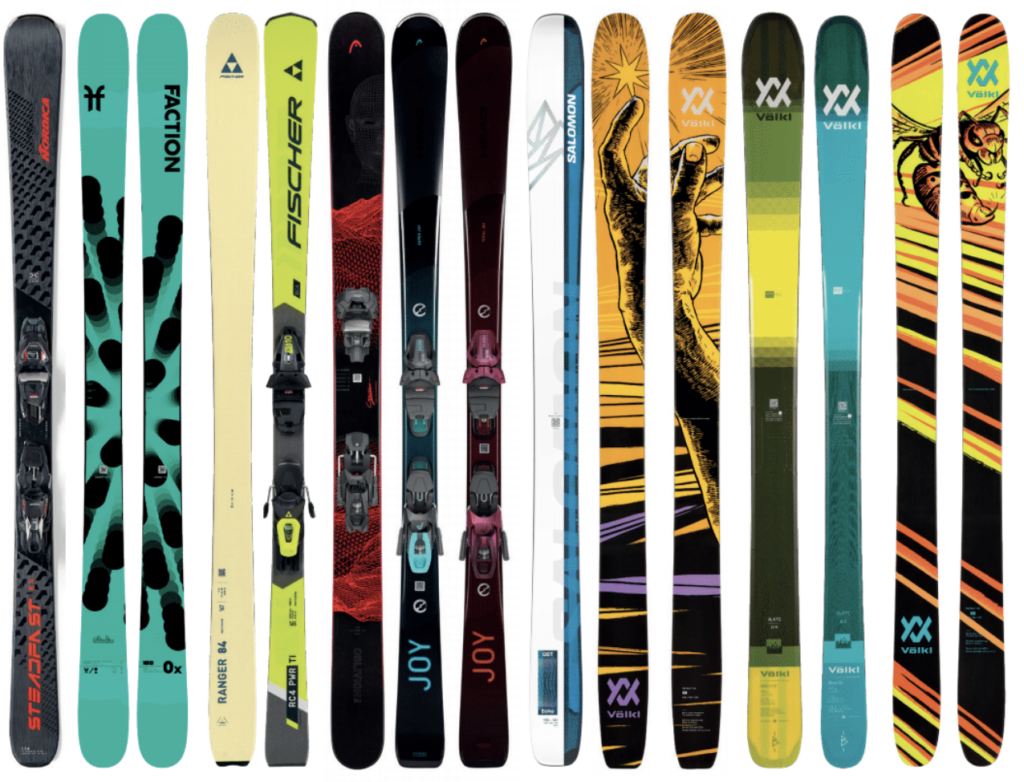 new season skis selection