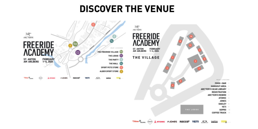 arc'teryx freeride academy site map