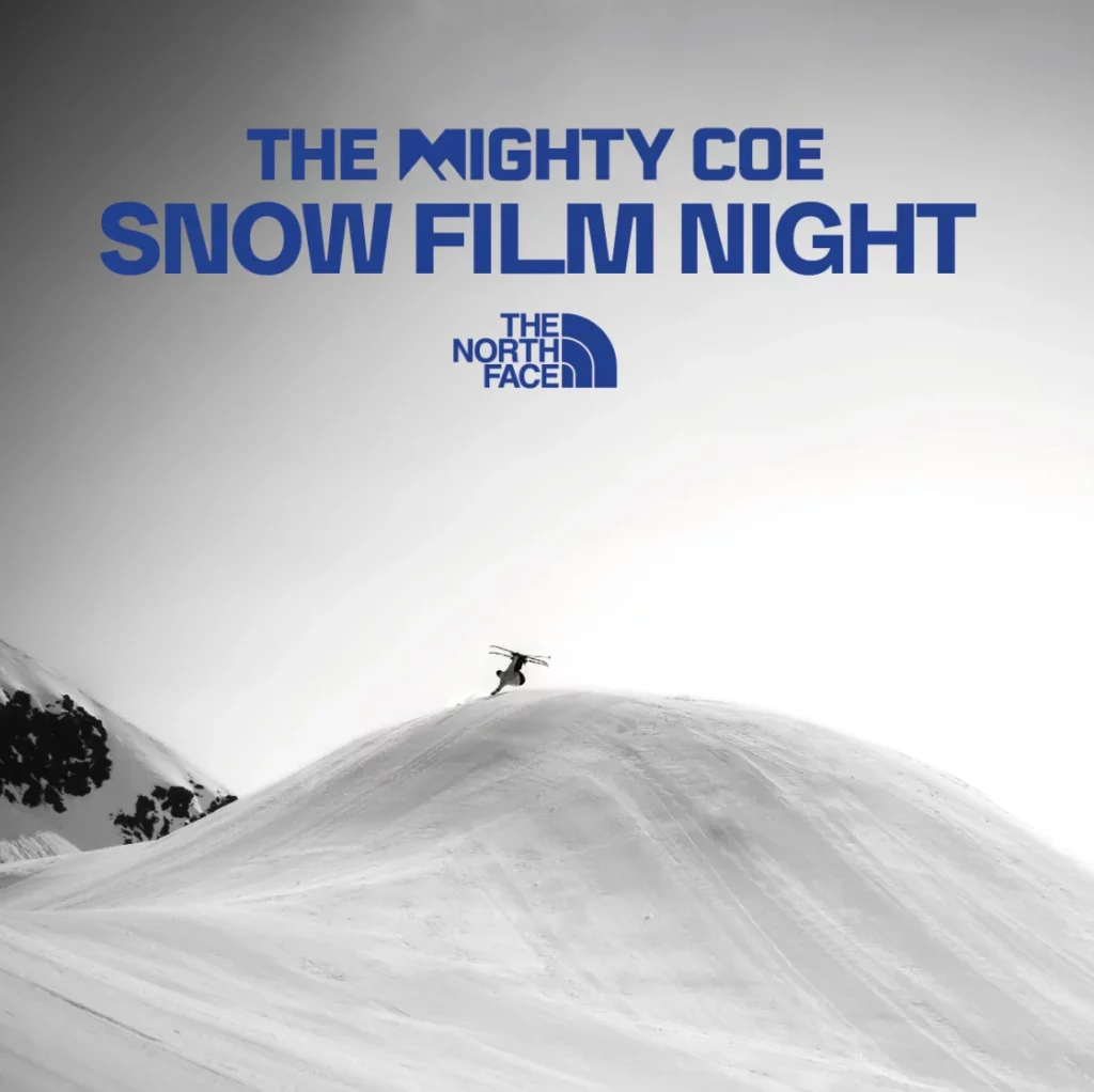 poster for snow film night