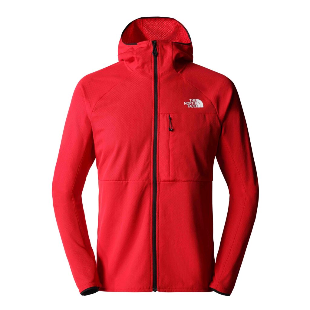 red The North Face midlayer