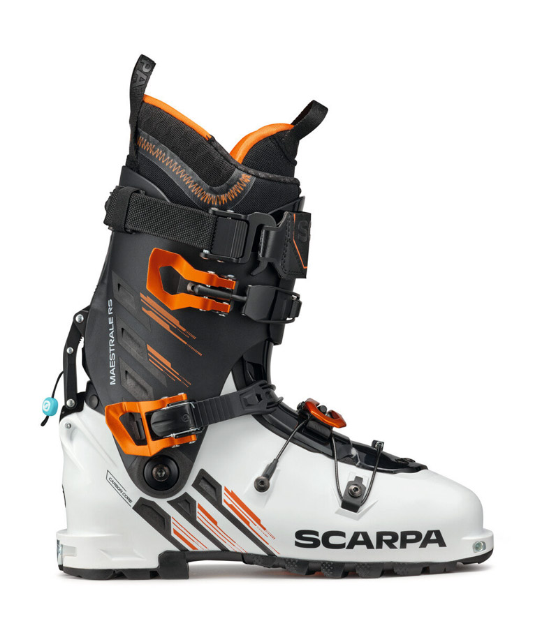 white Scarpa ski touring boots - Maestrale RS