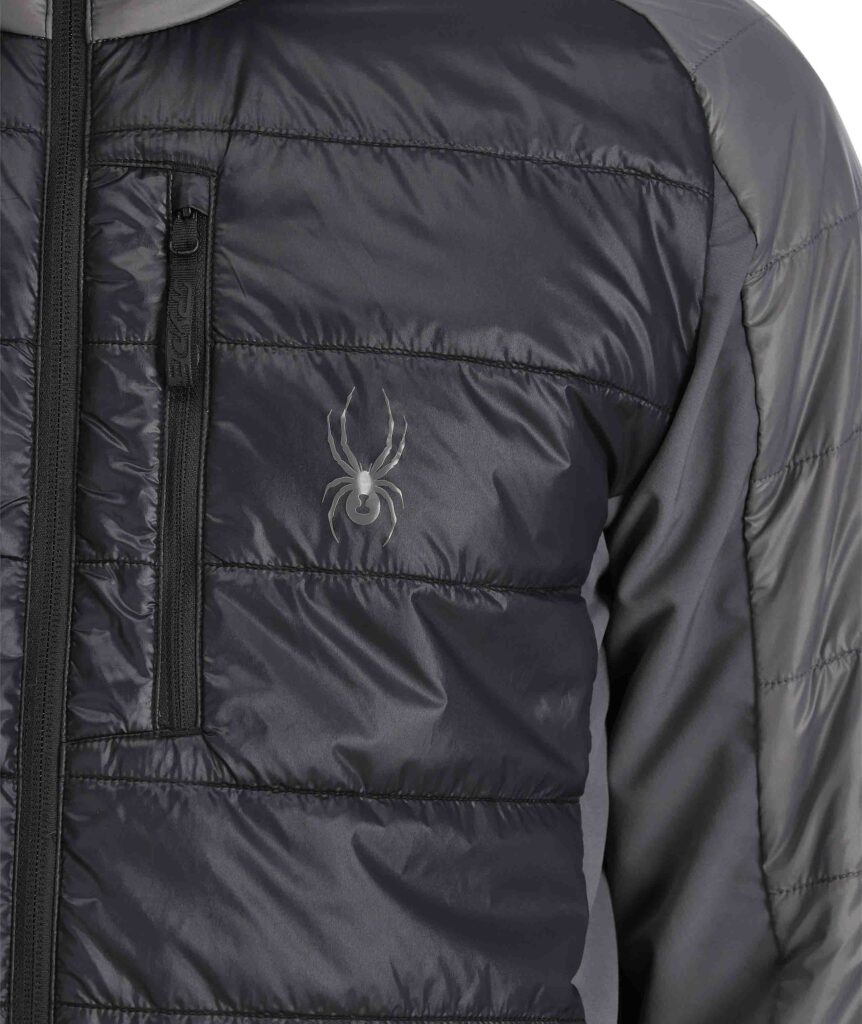 black puffa Spyder jacket
